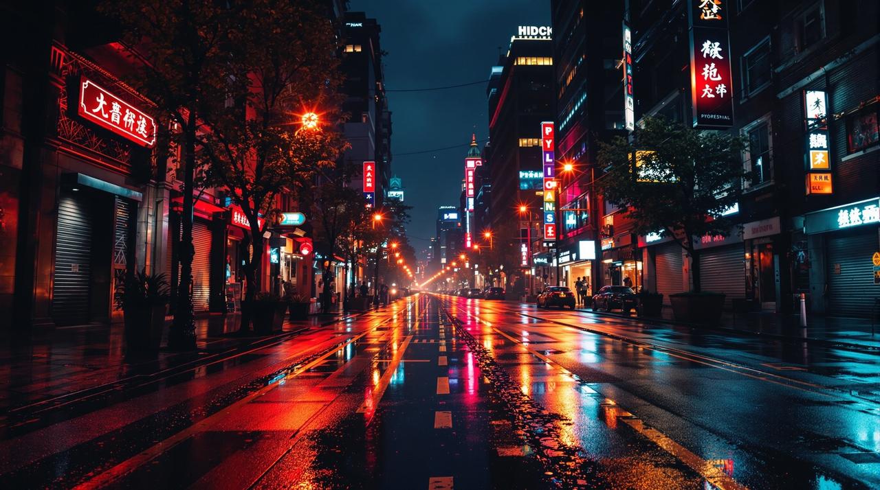 国产影视短视频：城市夜景延时摄影
